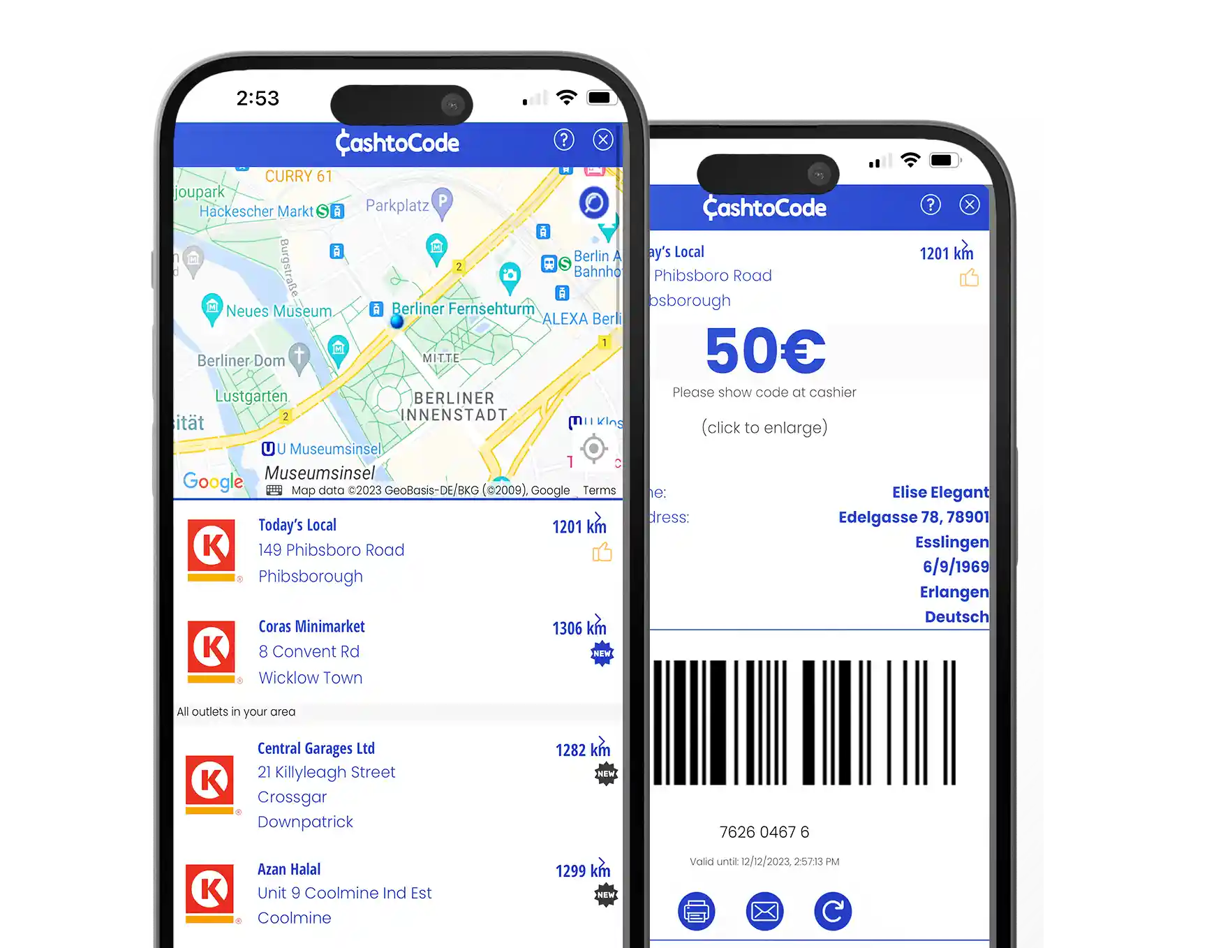 CashtoCode locations